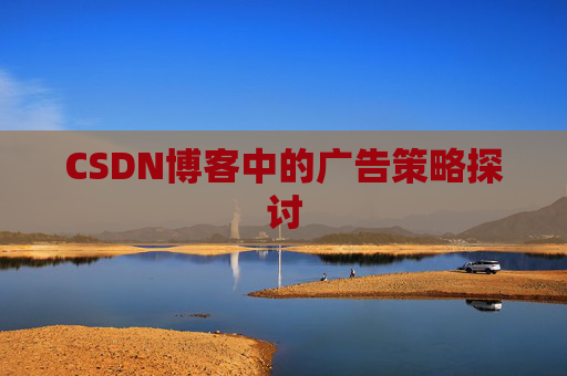 CSDN博客中的广告策略探讨